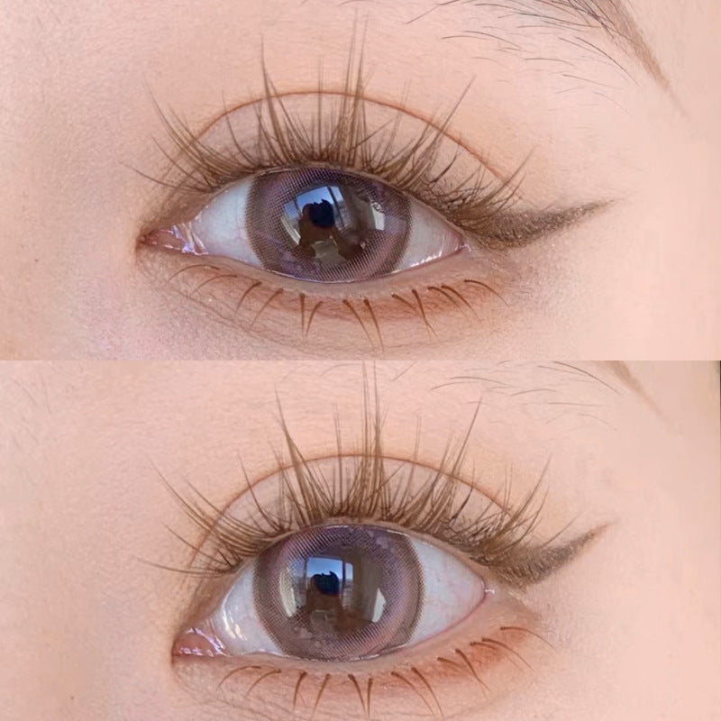 Artificial Fiber Guppy False Eyelashes in Caramel and Black for Lashes - Teleplus segment caramel guppy false eyelashes