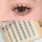 Artificial Fiber Guppy False Eyelashes in Caramel and Black for Lashes - Teleplus segment caramel guppy false eyelashes