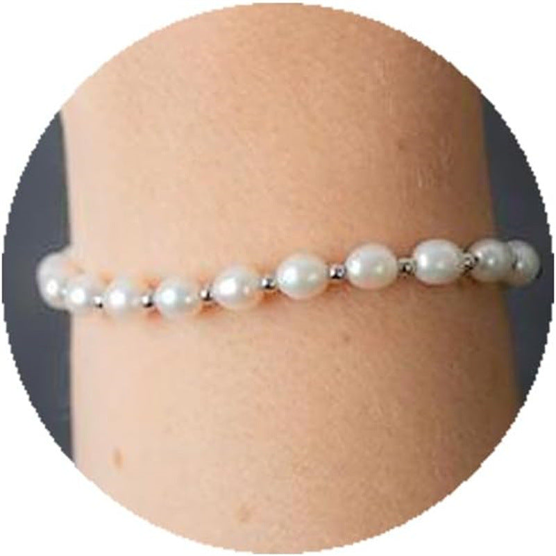 Artificial Pearl Pendant Bracelet - Artificial Pearl Pendant Bracelet for Elegant Occasions