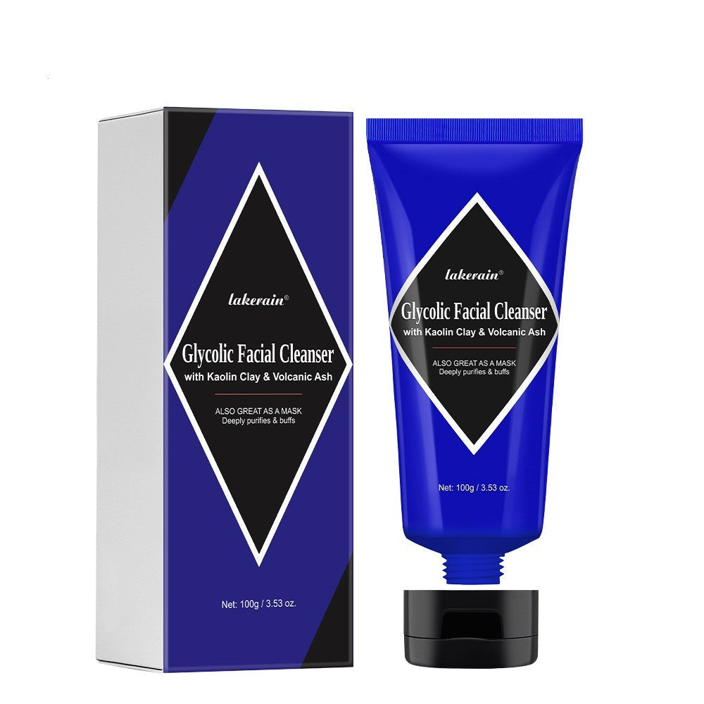 Ash Facial Cleanser with Cool Volcanic for Gentle Exfoliating and Smooth Cleansing - Teleplus exfoliating smooth