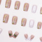 Aurora Gold Foil Nail Stickers 24 Pieces Sticker for Stylish Manicures - Teleplus aurora gold foil nail sticker