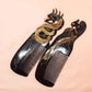 Authentic Large Carved Dragon Phoenix Hair Comb from Ox Horn - Your With An authentic large carved dragon phoenix ox