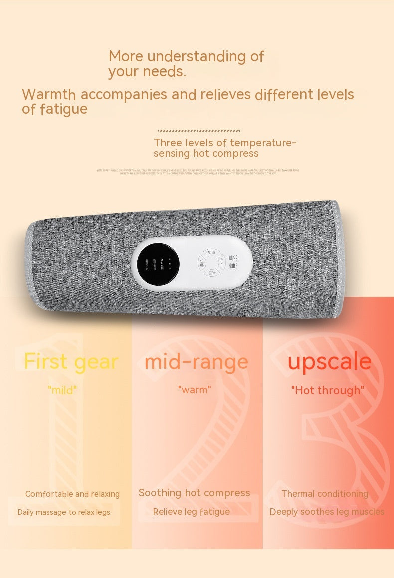 Automatic Air Bag Heated Calf Massage Massager with Rotation and Leg Strap - Teleplus Heating automatic air bag heating