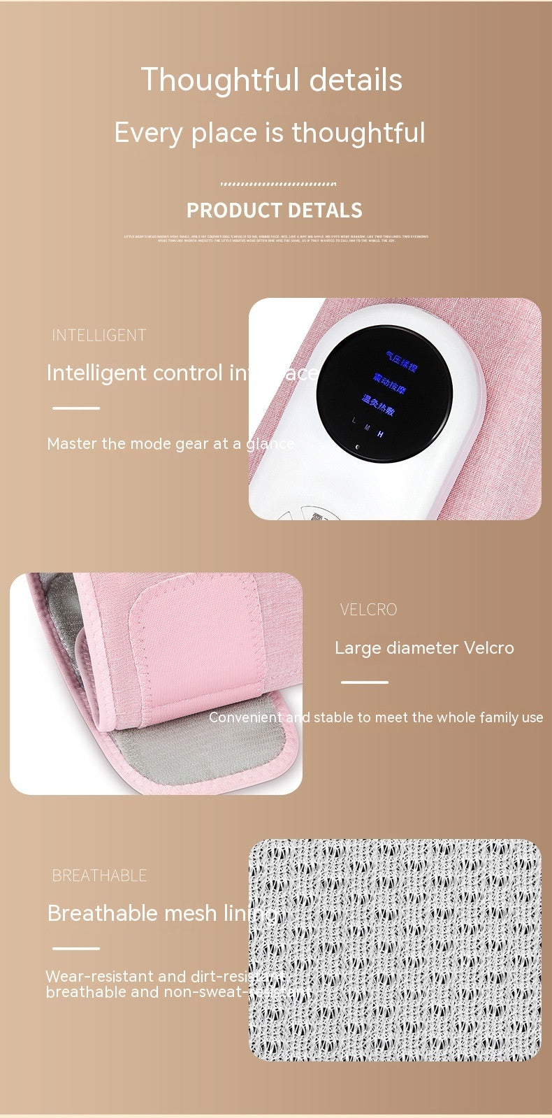 Automatic Air Bag Heated Calf Massage Massager with Rotation and Leg Strap - Teleplus Heating automatic air bag heating