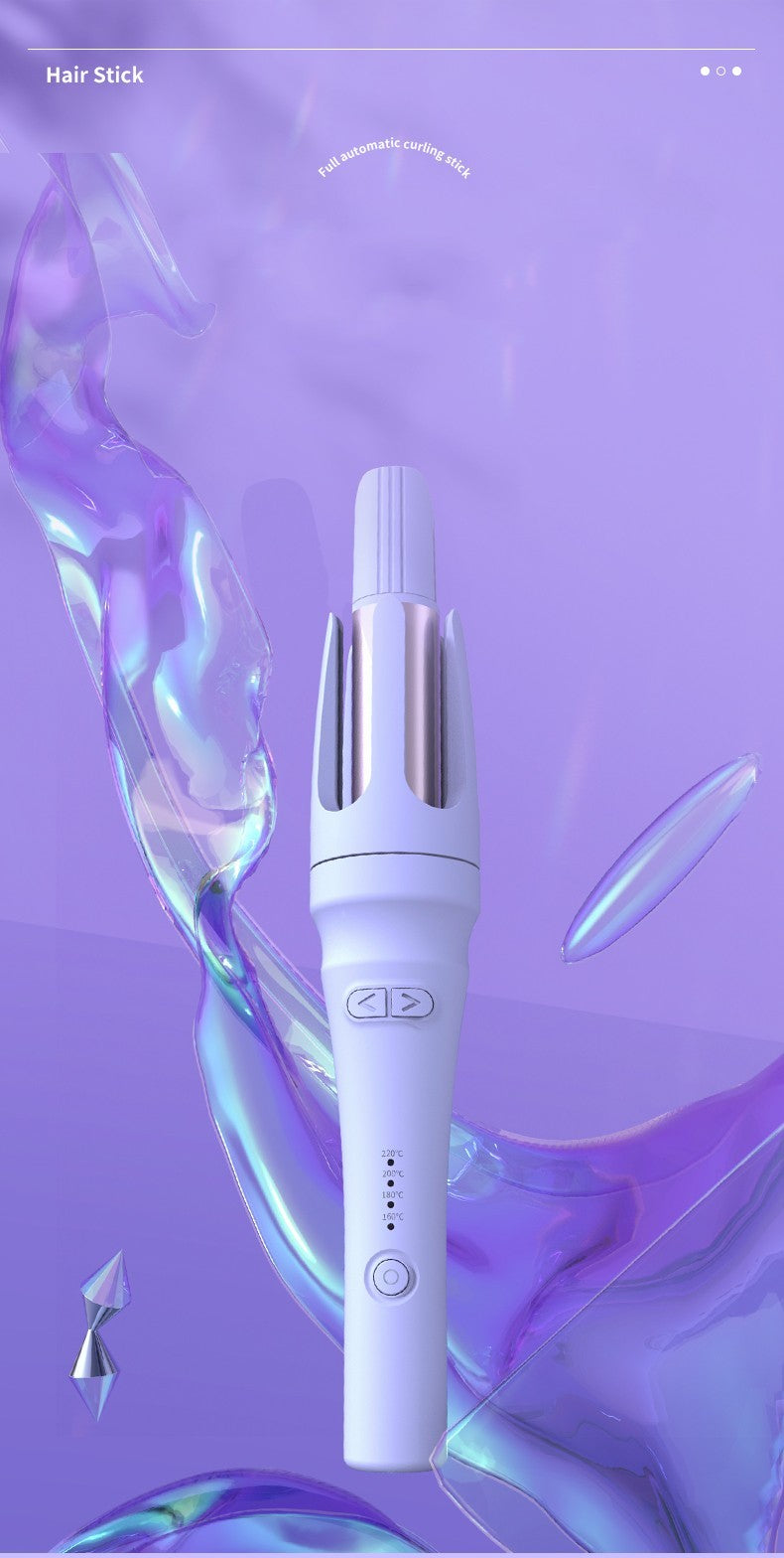 Automatic Curling Iron 32mm Big Wave Hot with 4 Gear Adjustment for Home and Travel - Teleplus automatic curling iron