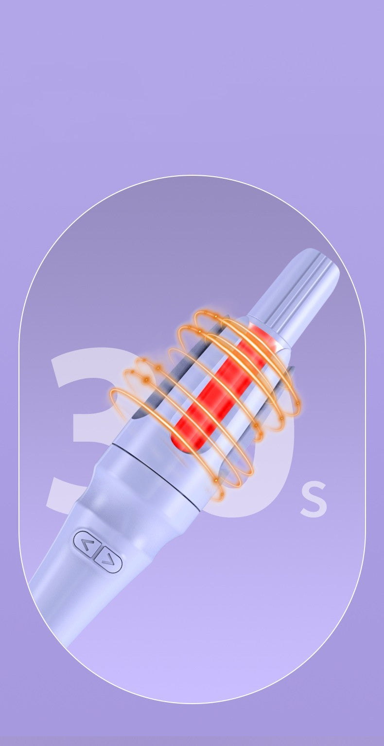 Automatic Curling Iron 32mm Big Wave Hot with 4 Gear Adjustment for Home and Travel - Teleplus automatic curling iron