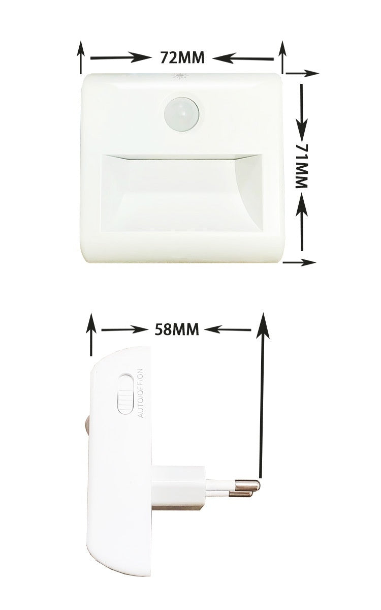Automatic Induction Eye Light with Human Body Sensing European and American Plugs - Teleplus automatic induction eye