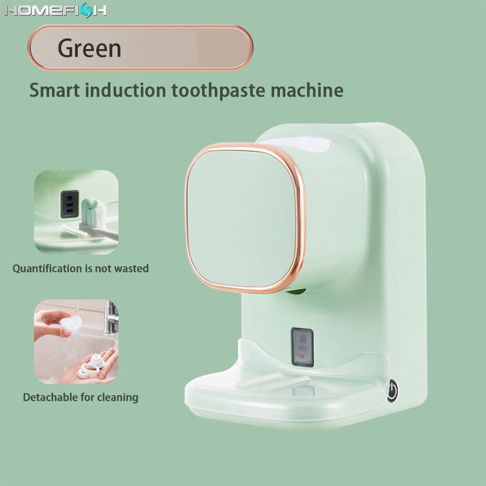 Automatic Induction Squeezing Toothpaste Dispenser No Punching Holes Wall Mount - Teleplus automatic induction