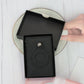 Automatic Leather Card Case with Custom Passbook Slot for Men and Women - Never Lose Your Again Seriously leather card
