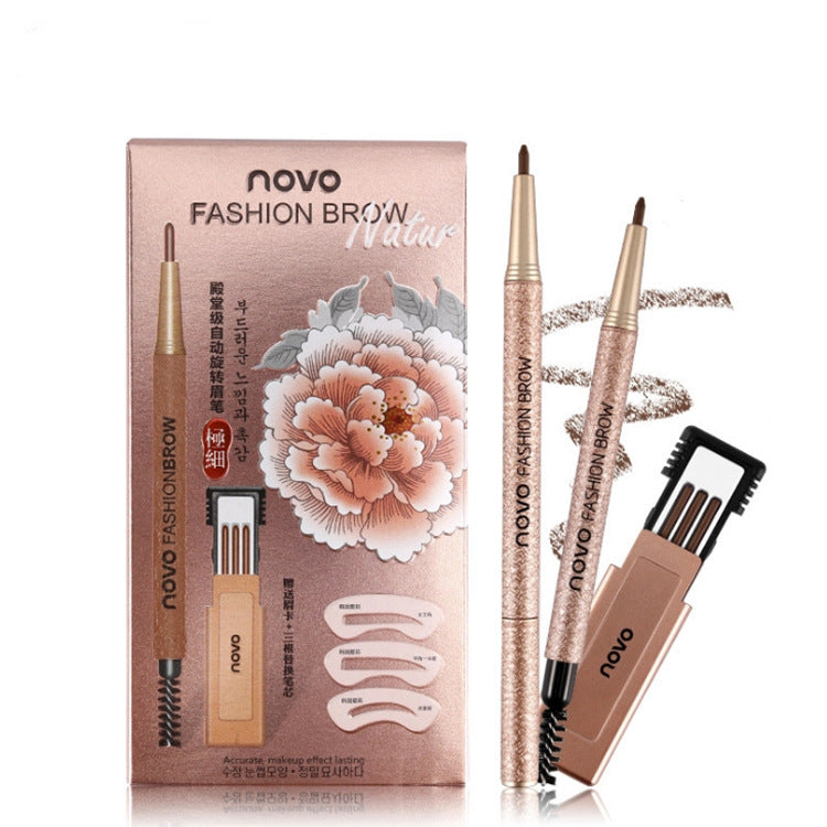 Automatic Rotating Eyebrow Pencil Waterproof And Sweat Proof - Ultimate Sweat-Proof Automatic Rotating Eyebrow Pencil