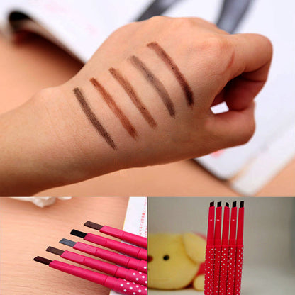 Automatic Rotating Machete Eyebrow Pencil Set for Women - Master Your Brows with the Square square machete eyebrow