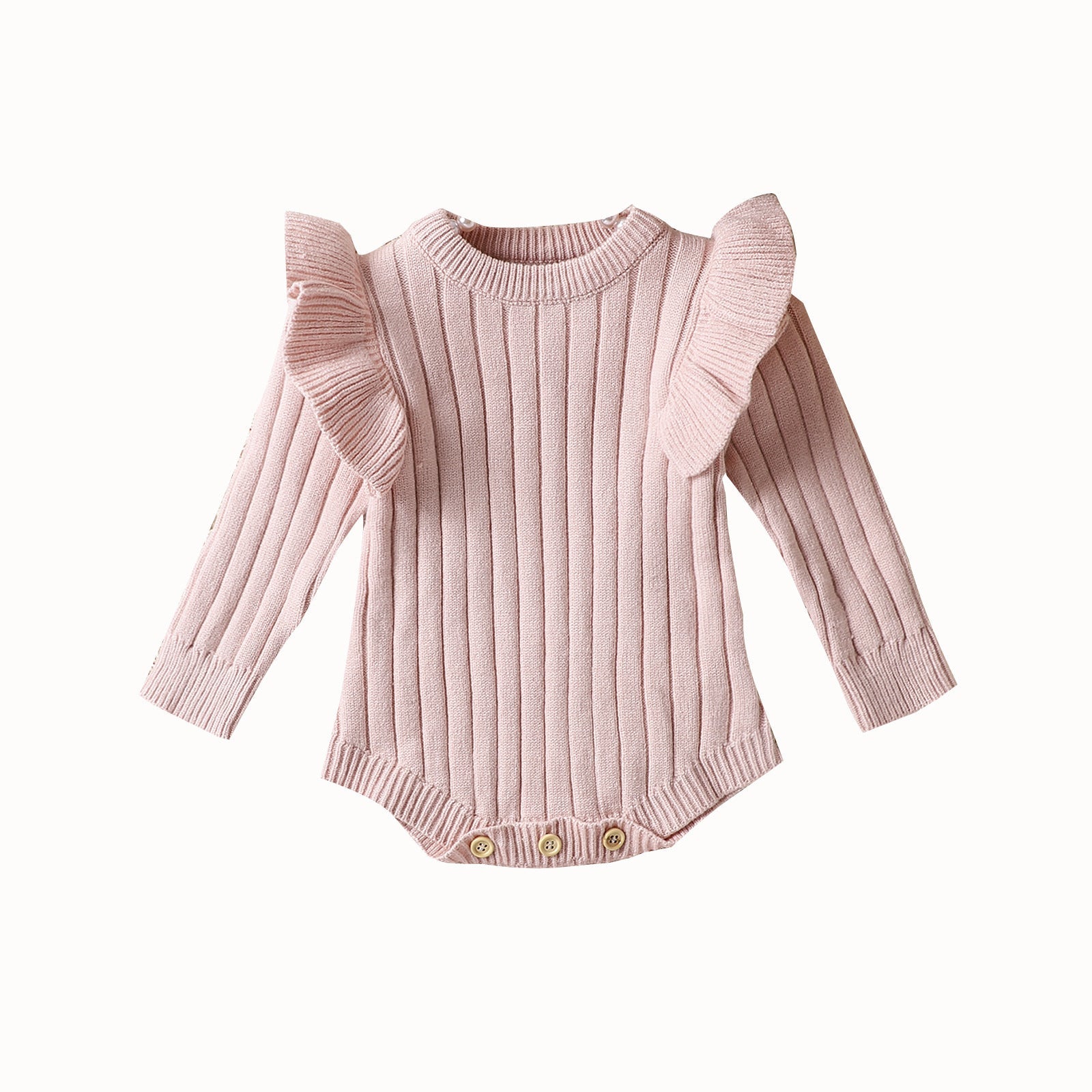 Autumn And Winter Baby Girl Knitted Sweater Fashion Jumpsuit Romper - Snug as a Bug in Autumn Winter Baby Jumpsuit Fun