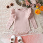 Autumn And Winter Baby Girl Knitted Sweater Fashion Jumpsuit Romper - Snug as a Bug in Autumn Winter Baby Jumpsuit Fun