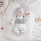 Autumn And Winter Fleece-lined Keep Baby Warm Jumpsuit - Fleece-Lined Baby Jumpsuit for Autumn and Winter