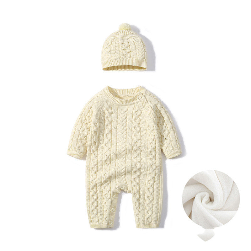 Autumn And Winter Knitted Onesie Hemp Hemp Ha Yi - Snuggle Up in Hemp Hemp Ha Yi Cozy Onesies