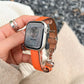 Autumn And Winter Korean Butterfly Buckle Genuine Leather Watch Strap - Korean Butterfly Buckle-Leather Watch Strap