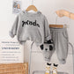 Autumn And Winter Lesser Panda Cotton Comfortable Long Sleeve Suit - Cuddle Up in Lesser Panda Cotton PJs for Tiny