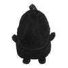 Backpack Plush an Fhómhair agus an Gheimhridh le hacmhainn mhór - Dubh salach