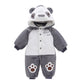 Autumn And Winter Thickening Outwear 0-1 Year Old Male And Female Baby Clothes Baby Bear Shape Jumpsuit - Autumn Winter