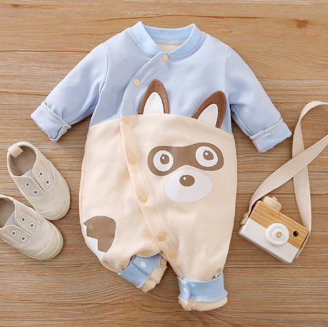 Autumn Clothing Pure Cotton Baby Rompers Pajamas - Autumn Cotton Baby Rompers and Pajamas Collection