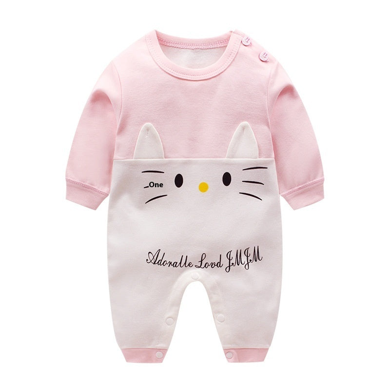 Autumn Clothing Pure Cotton Baby Rompers Pajamas - Autumn Cotton Baby Rompers and Pajamas Collection