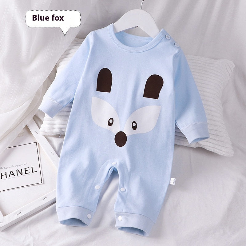 Autumn Clothing Pure Cotton Baby Rompers Pajamas - Autumn Cotton Baby Rompers and Pajamas Collection