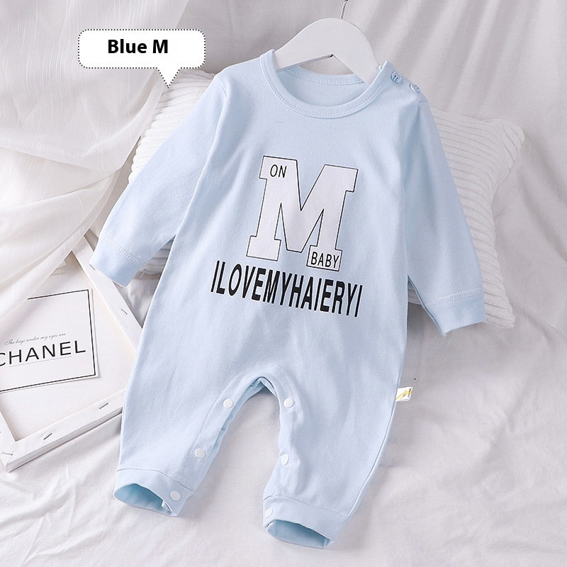 Autumn Clothing Pure Cotton Baby Rompers Pajamas - Autumn Cotton Baby Rompers and Pajamas Collection