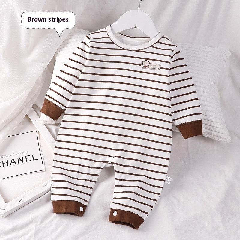 Autumn Clothing Pure Cotton Baby Rompers Pajamas - Autumn Cotton Baby Rompers and Pajamas Collection