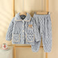 Autumn Flannel Pajamas for Kids in Multiple Colors and Sizes - Teleplus pajamas autumn flannel home