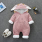 Autumn Winter Coat Jumpsuit Baby Clothing Newborn Snowsuit Boy Warm Romper Down Cotton Jackets Girl Snow clothes