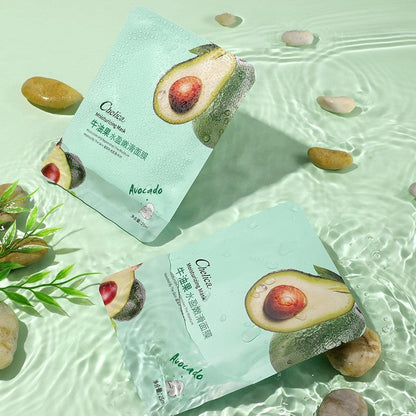 Avocado Moisturizing Mask Patch Facial Care - Avocado Invisible Mask Sheet for Glowing Skin Fun