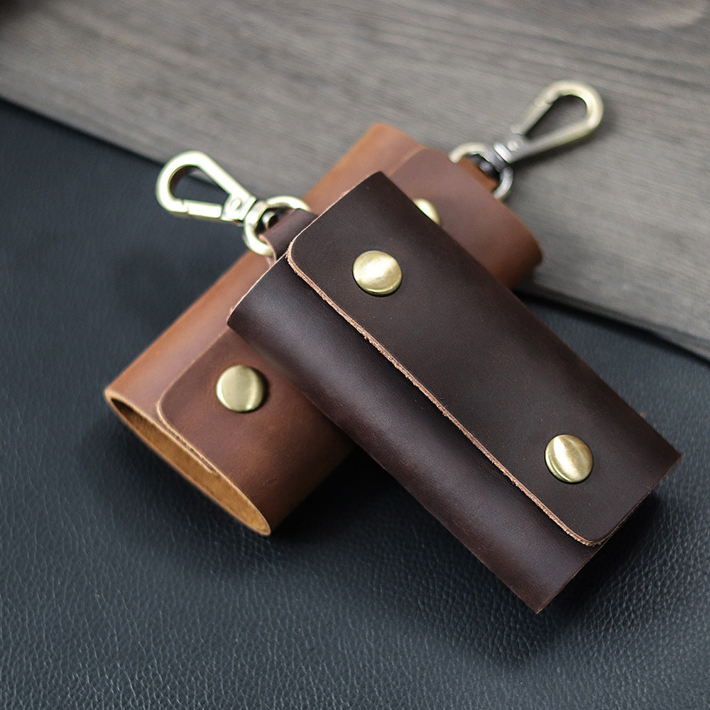 Men Wallet Leather Key Bag Multifunctional Keychain - Get Your Manly Multifunctional Leather Key Bag