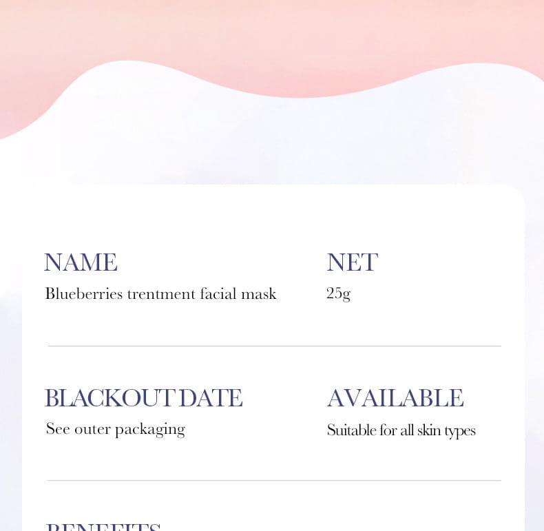 Universaalne nahamask, kus on 25 ml pakki igat tüüpi