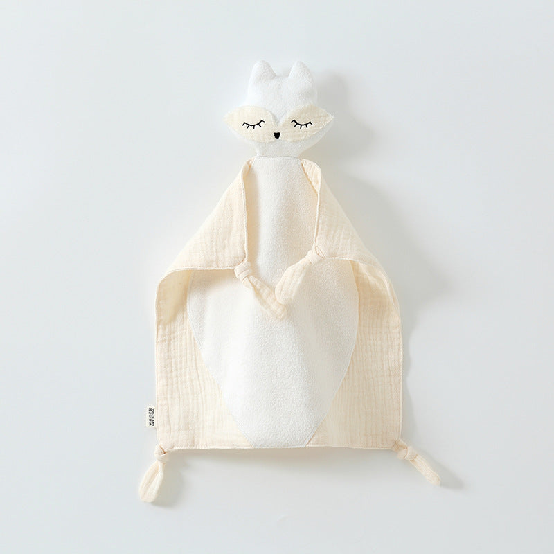 Pure Cotton Baby Soothing Towel - Soft as a Fox Baby Towel for Soothing Snuggles