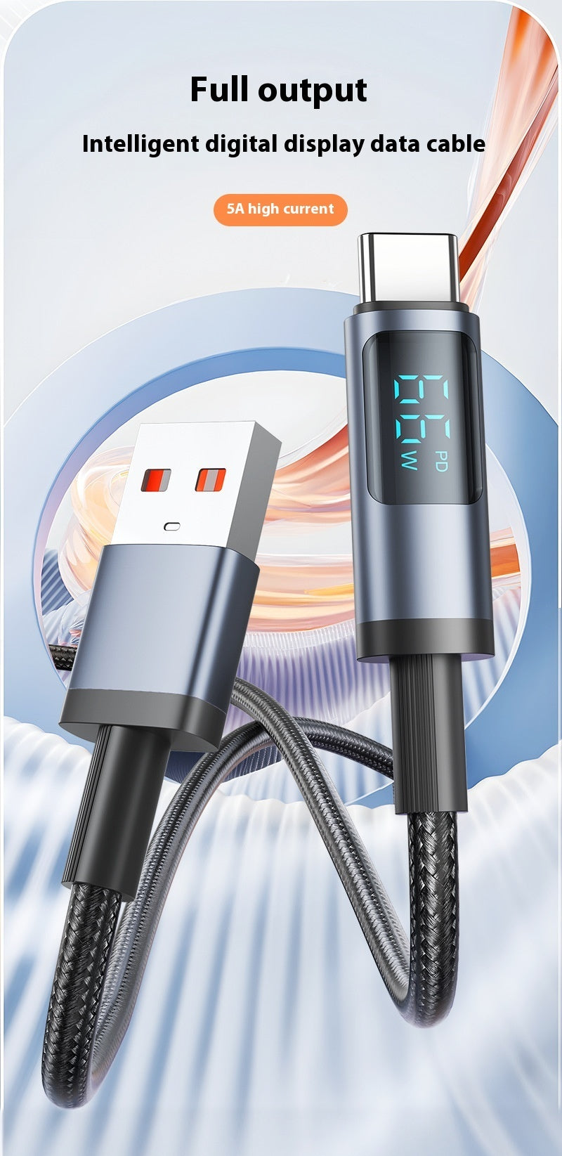 Fast Charge Data Cable Suitable For Charging Digital Display Data Line Type-c Charging Cable - Fast Charge Data Cable