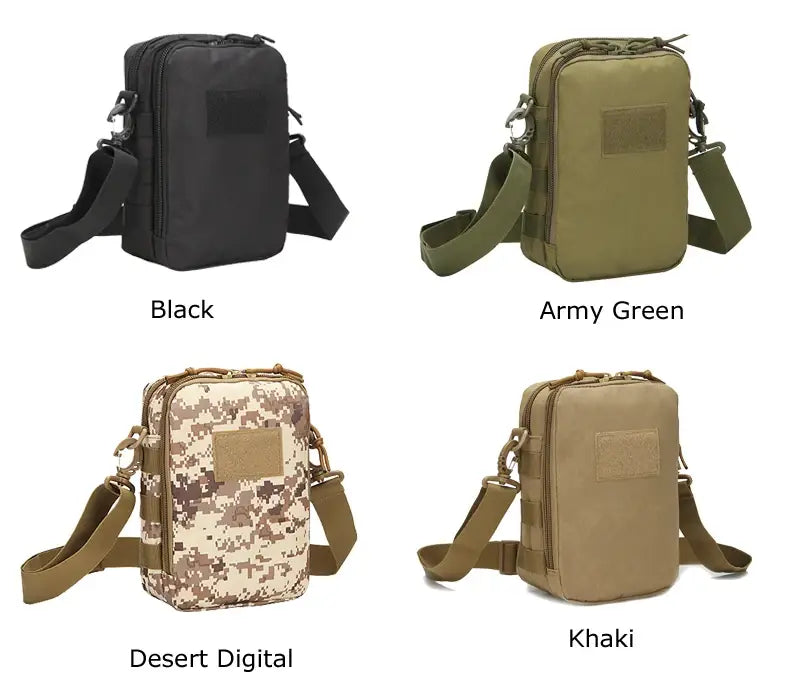 Tactical Hanging Organizer Bag 800D Oxford Utility Pouch for Outdoor Gear