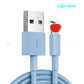 Color Data Cable Multi-color Charging Cable TPE Material Anti-break - Color Data Cable: Charging in Style and No Breaks!