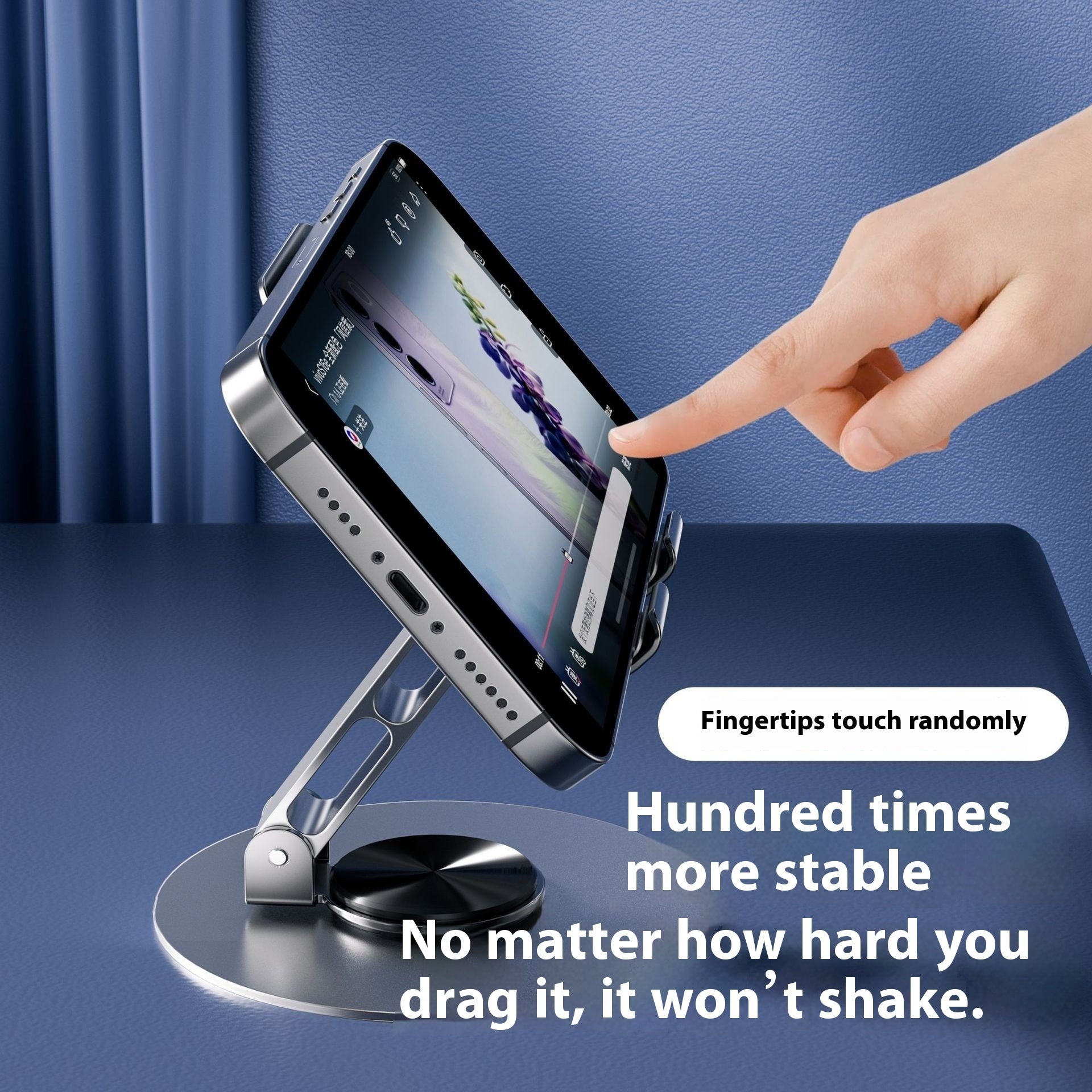 360 Degree Rotation Adjustment Folding Lazy Tablet Desktop Phone Holder