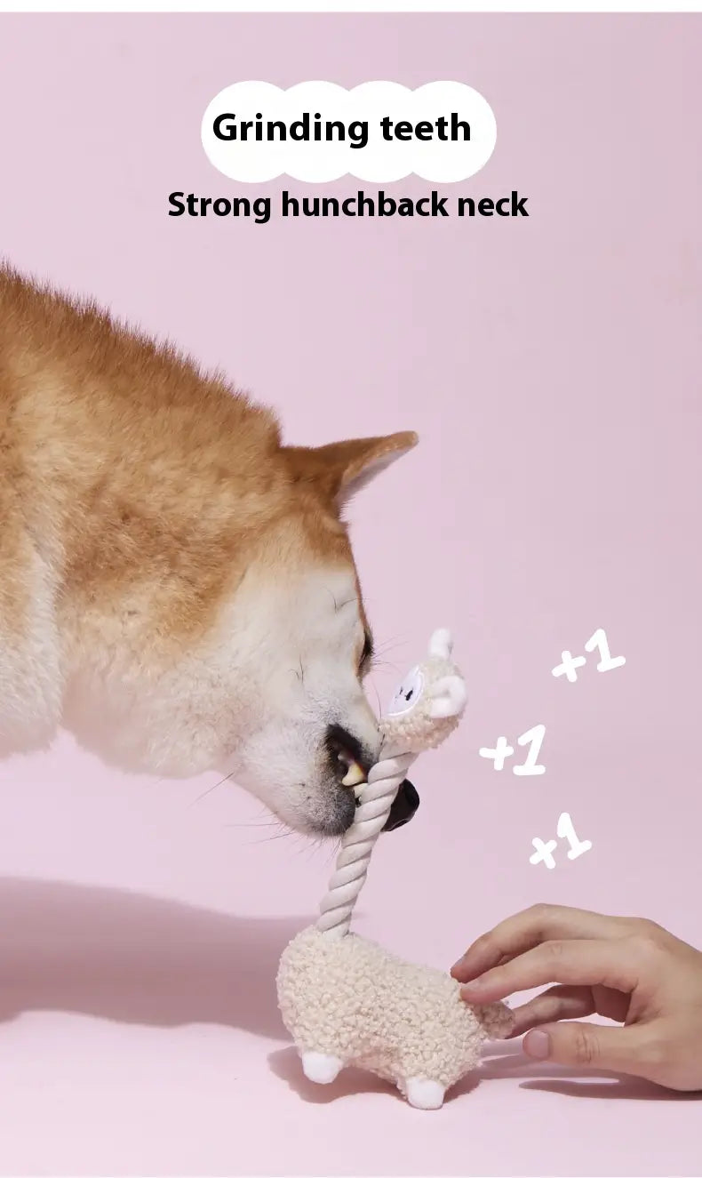 Magic Animal Cat Teaser Alpaca Pehmo -lelu Interactive Teasing Stick