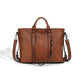 Soft Leather Large Capacity Totes One-shoulder Portable