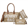 3-piece Portable Bag Set For Moms On Trips - Khaki