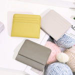 Fashion Women’s Wallet Multi Card Mini Short - Chic Cowhide Wallet for Walletless Wonders