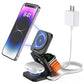 Three In One Magnetic Suction Wireless Charger - Magnetic Suction Charger for Lazy Power Lovers