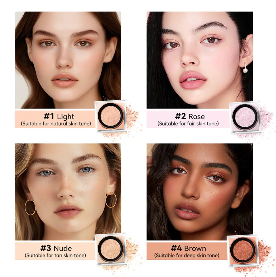 Square Box Finishing Loose Powder for Universal Skin Colors