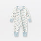 Jusheng Clothing Foreign Trade Bamboo Fiber Baby Jumpsuits Spring And Autumn Long Sleeve Double Zipper Baby Pajamas