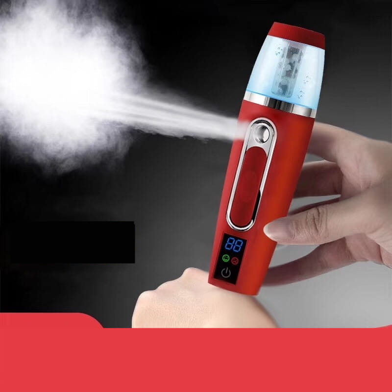 Negative Ion Spray Portable Rechargeable Face Steamer