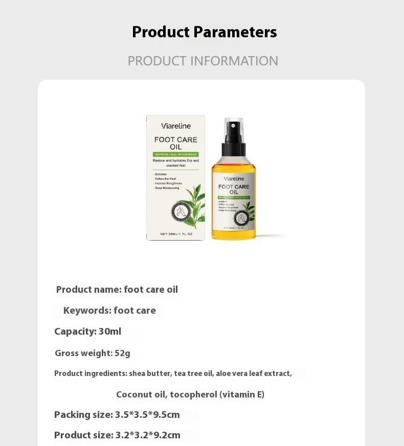 Moisturizing Heel Care Foot Oil and Mask for Softening Cutin Anti-Drying