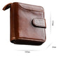 Leather Men’s First Layer Short Wallet Multiple Card Slots - Wallet So Nice It’s Giving Your Pants a Raise