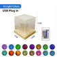 16 couleurs USB Charge dynamique Rotation Water Wave Projecteur Night Glow Flame Crystal Light Living Room Bedroom Decor