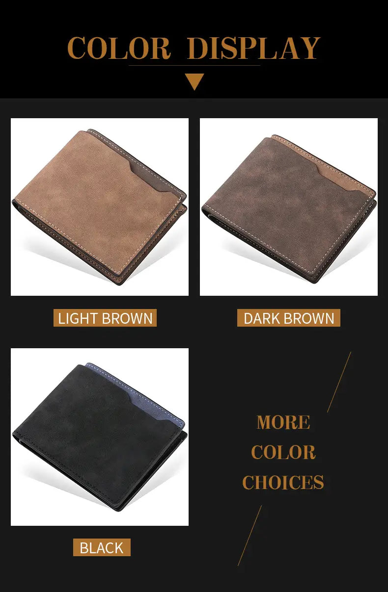 7-Pack Ultra-Light Polyester Wallet Linings in Black and Brown